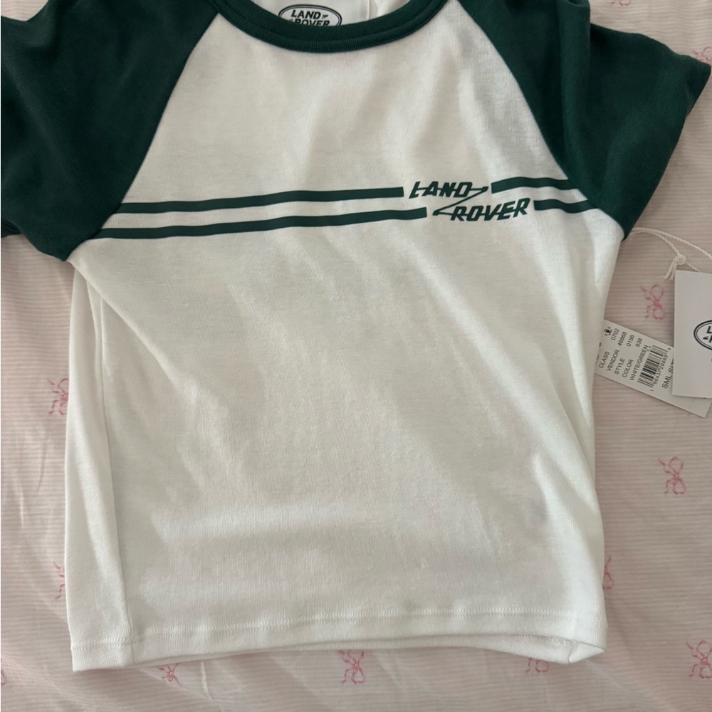 Land Rover T-Shirt - Green & White